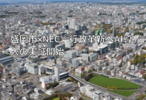 盛岡市×NEC、行政革新へAI導入の実証開始