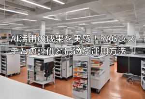 AI活用の成果を実感！RAGシステムの評価と最適な運用方法