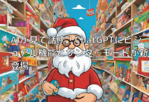 AIが見て話す！ChatGPTにビジュアル機能とサンタ・モードが新登場