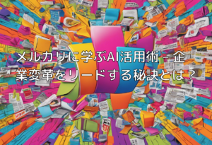 メルカリに学ぶAI活用術 – 企業変革をリードする秘訣とは？