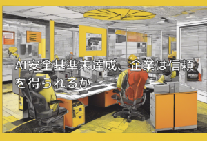 AI安全基準未達成、企業は信頼を得られるか