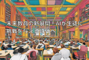 未来教育の新展開！AIが生徒に挑戦を与える時代へ