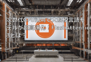 次世代GPU活用で大規模言語モデルが超高速化！FlashAttention-3とは？