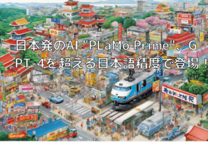 日本発のAI “PLaMo Prime”、GPT-4を超える日本語精度で登場！