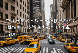 ウォールストリートを揺るがすAI株情勢 – 技術進歩の鈍化は本当か