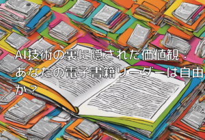 AI技術の裏に隠された価値観：あなたの電子書籍リーダーは自由か？