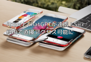 AppleとChatGPTが連携！Siri経由で直接アクセス可能に