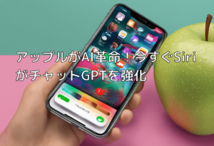 アップルがAI革命！今すぐSiriがチャットGPTを強化