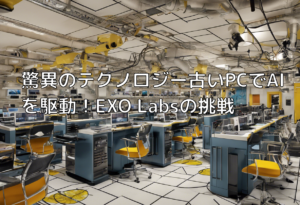 驚異のテクノロジー古いPCでAIを駆動！EXO Labsの挑戦