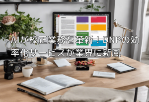 AIが校正業務を革新！DNPの効率化サービスが業界に新風