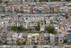 AIが創る未来の映像世界 – OpenAIの新サービス「Sora」