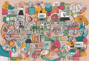 2025年を先取り！生成AIの当事者が語る最新トレンドと法律の要点