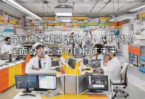 職員の業務効率化へ！AI技術の全面導入とその目指す未来