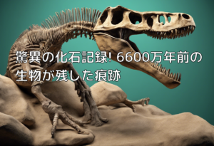 驚異の化石記録! 6600万年前の生物が残した痕跡