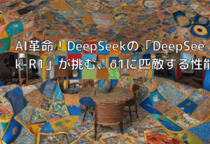 AI革命！DeepSeekの「DeepSeek-R1」が挑む、o1に匹敵する性能