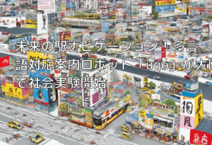 未来の駅ナビゲーション！多言語対応案内ロボット「ugo」が大阪で社会実験開始