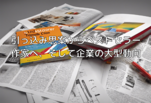 引っ込み思案からベストセラー作家へ、そして企業の大型動向