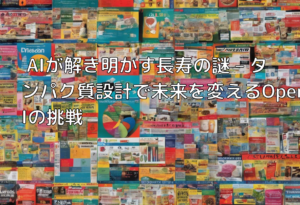 AIが解き明かす長寿の謎 – タンパク質設計で未来を変えるOpenAIの挑戦