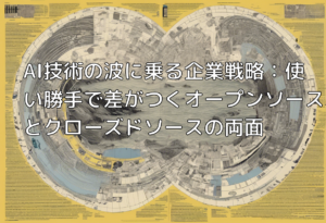 AI技術の波に乗る企業戦略：使い勝手で差がつくオープンソースとクローズドソースの両面