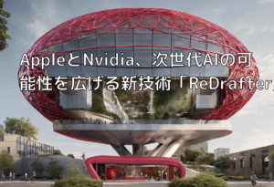 AppleとNvidia、次世代AIの可能性を広げる新技術「ReDrafter」