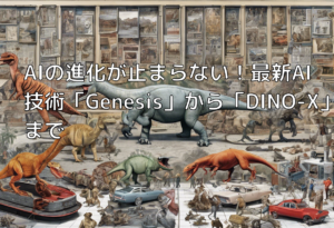 AIの進化が止まらない！最新AI技術「Genesis」から「DINO-X」まで