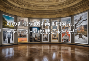 AIの進化を映す画期的展示、アーティストの挑戦と未来予想