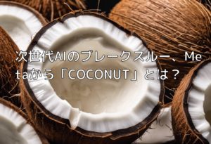 次世代AIのブレークスルー、Metaから「COCONUT」とは？