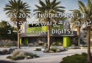 CES 2025でNVIDIAが発表！手のひらサイズのAIスーパーコンピュータ「Project DIGITS」