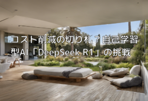 コスト削減の切り札？自己学習型AI「DeepSeek R1」の挑戦