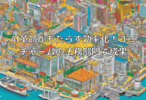 AI革命がもたらす効率化！ユニ・チャームの法務部門で成果
