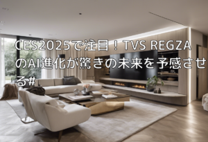 CES2025で注目！TVS REGZAのAI進化が驚きの未来を予感させる#