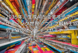 2025年、生成AIが変革するマーケティング世界 – ウェブ解析士協会主催のオンラインセミナー