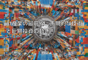 AI産業の最前線：画期的な技術と巨額投資の動き