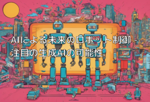 AIによる未来のロボット制御 – 注目の生成AIの可能性