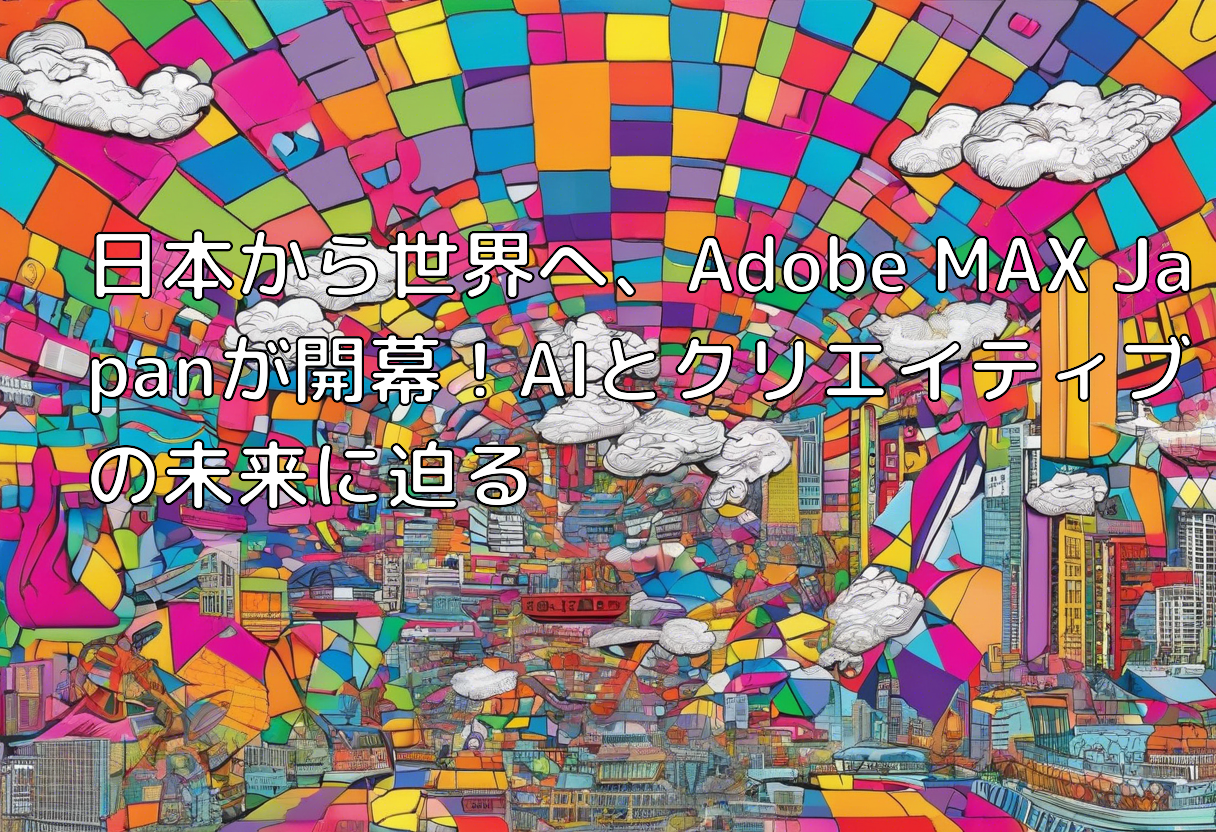 日本から世界へ、Adobe MAX Japanが開幕！AIとクリエイティブの未来に迫る