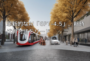 革新的なAI「GPT-4.5」、新時代の対話をリード