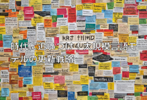 時代に追いつけ！大規模言語モデルの更新戦略