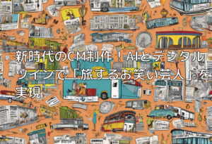新時代のCM制作！AIとデジタルツインで「旅するお笑い芸人」を実現