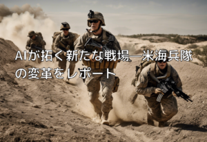 AIが拓く新たな戦場—米海兵隊の変革をレポート