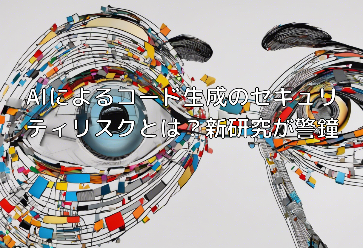 AIによるコード生成のセキュリティリスクとは?新研究が警鐘
