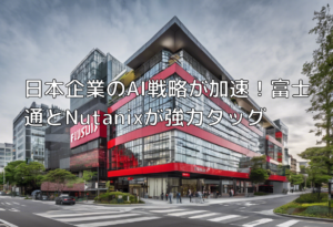 日本企業のAI戦略が加速！富士通とNutanixが強力タッグ