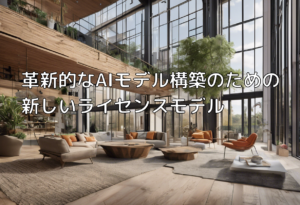 革新的なAIモデル構築のための新しいライセンスモデル