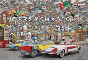 AIの未来を塗り替える？OpenAIの新戦略！GPT-4の終幕と、GPT-5への期待
