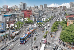 NTT東日本、自治体・企業向け生成AIサービス開始！