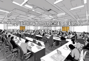 生成AIセミナーの真実：実際に受講してみた体験レポート