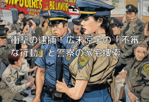 衝撃の逮捕！広末涼子の「不審な行動」と警察の家宅捜索