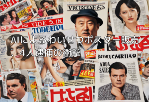 AIによるわいせつポスター販売、4人逮捕の衝撃