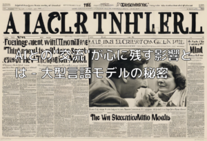 AIとの”交流”が心に残す影響とは – 大型言語モデルの秘密