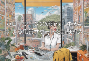 ハローワークの新時代！生成AIによる職員サポートを試験導入