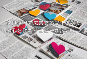 次世代AIで広告文革命！あなたの心を動かすコピーが誕生